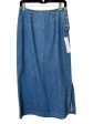 Skirt Midi By Eddie Bauer In Blue Denim, Size: 8 Fashion