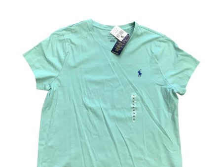 Top Short Sleeve Basic By Polo Ralph Lauren In Teal, Size: Xl Online Sale