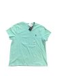 Top Short Sleeve Basic By Polo Ralph Lauren In Teal, Size: Xl Online Sale