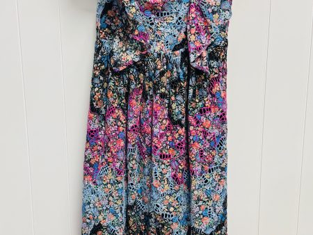 Dress Casual Maxi By Anthropologie In Blue & Purple, Size: M Cheap