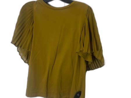 Top Short Sleeve By Ann Taylor In Green, Size: S Sale