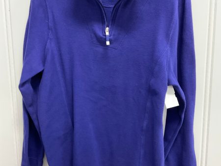 Sweatshirt Collar By Talbots In Blue, Size: L Online Hot Sale