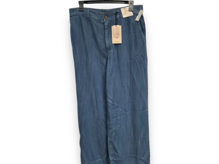 Pants Wide Leg By Clothes Mentor In Blue, Size: 10 Discount