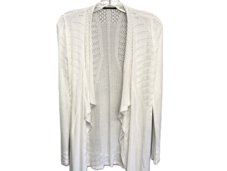 White Sweater Cardigan By Tahari By Arthur Levine, Size: Xs For Discount