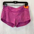 Athletic Shorts By Lululemon In Pink, Size: 6 Online Hot Sale