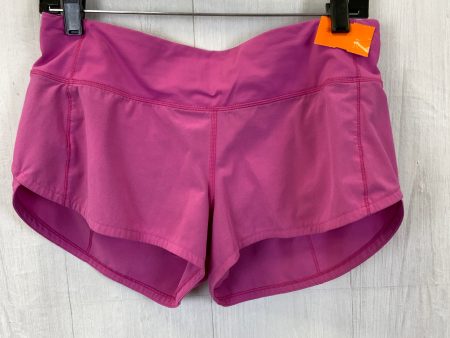 Athletic Shorts By Lululemon In Pink, Size: 6 Online Hot Sale