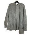 Sweater Cardigan By Free People In Grey, Size: S Online Sale