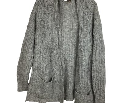 Sweater Cardigan By Free People In Grey, Size: S Online Sale