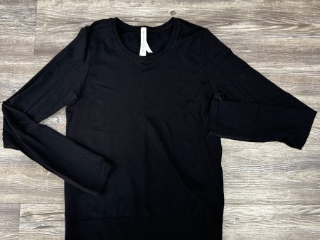 Athletic Top Long Sleeve Crewneck By Athleta In Black, Size: Xs For Sale