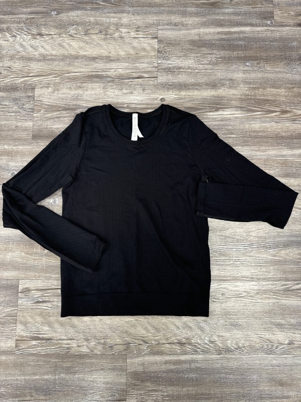 Athletic Top Long Sleeve Crewneck By Athleta In Black, Size: Xs For Sale