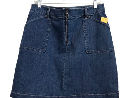 Skirt Mini & Short By Inc In Blue Denim, Size:16 Cheap