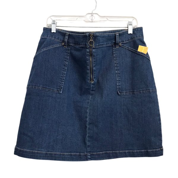 Skirt Mini & Short By Inc In Blue Denim, Size:16 Cheap