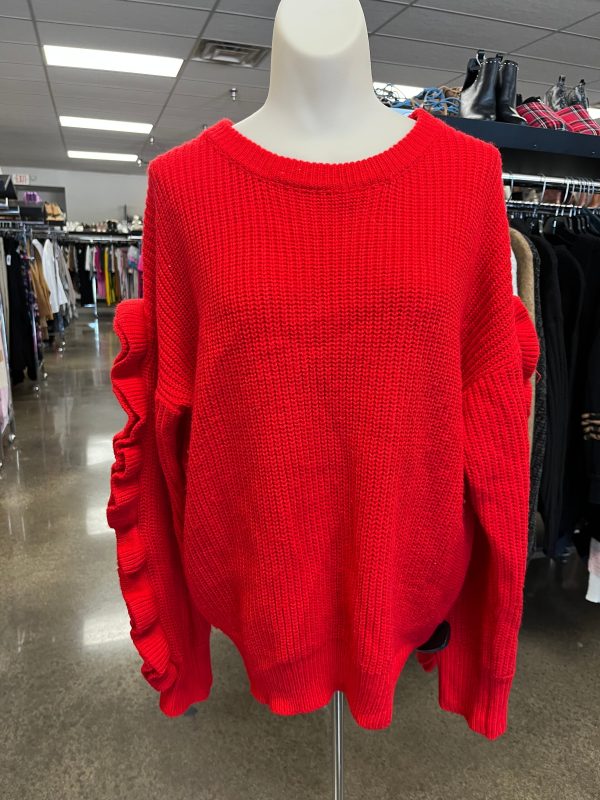 Sweater By Clothes Mentor In Red, Size: S on Sale