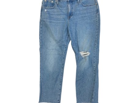 Jeans Straight By Madewell In Blue Denim, Size: 14p For Discount