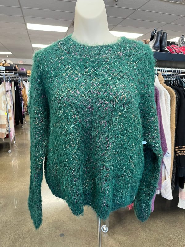 Sweater By Lumiere In Green, Size: L Discount