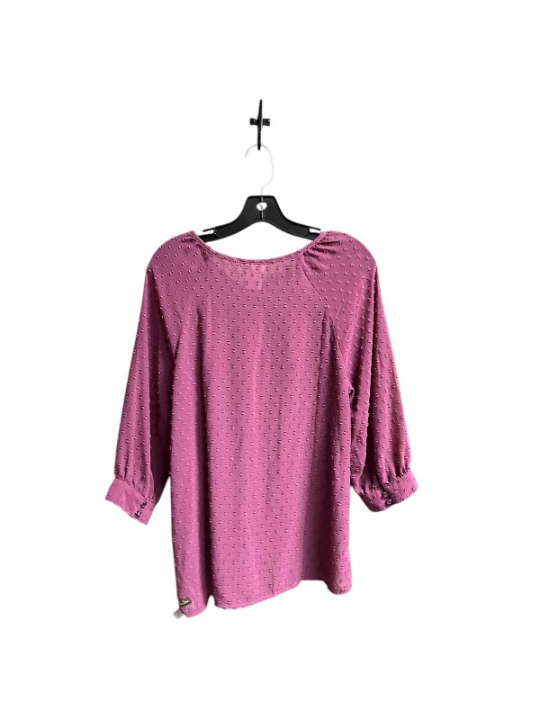 Top 3 4 Sleeve By Matilda Jane In Purple, Size: S on Sale