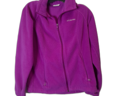 Athletic Jacket By Columbia In Purple, Size: M Online Hot Sale