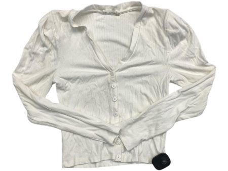 Top Ls Designer By Avec Les Filles In Cream, Size:S Supply