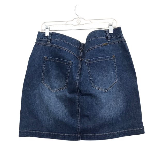 Skirt Mini & Short By Inc In Blue Denim, Size:16 Cheap