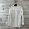 Blouse Long Sleeve By Talbots In White, Size: M For Cheap