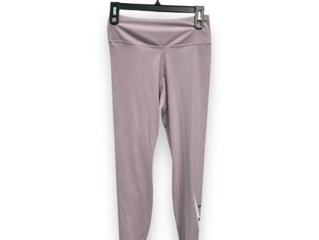 Athletic Leggings By Nike Apparel In Purple, Size: M Online now