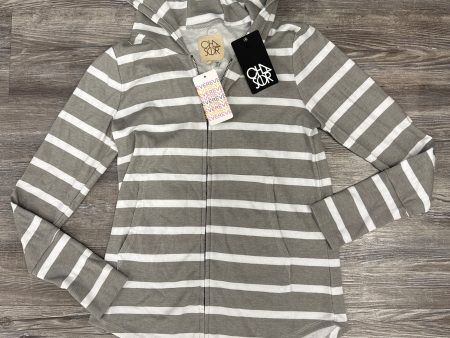 Cardigan By Chaser In Grey & White, Size: S Cheap