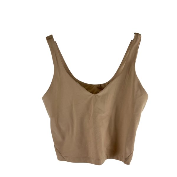 Athletic Tank Top By Lululemon In Tan, Size: 10 Online Sale