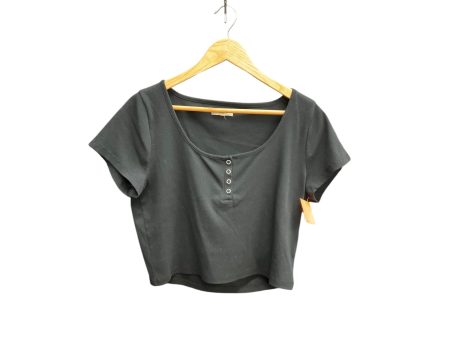 Top Short Sleeve Basic By Madewell In Black, Size: Xl Online Sale