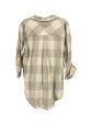 Top Long Sleeve By Altard State In Plaid Pattern, Size: M Sale