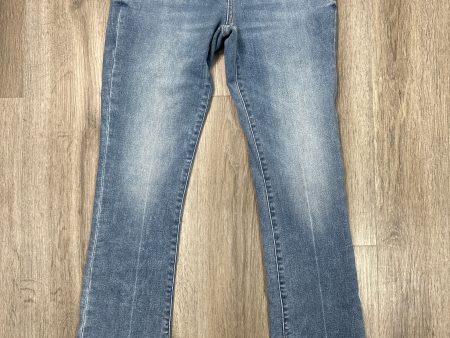 Jeans Boot Cut By Express In Blue Denim, Size: 8 Discount