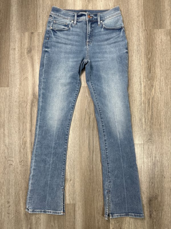 Jeans Boot Cut By Express In Blue Denim, Size: 8 Discount