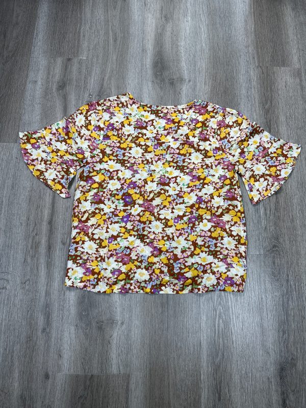 Blouse Short Sleeve By Sanctuary In Floral Print, Size: Xs For Discount