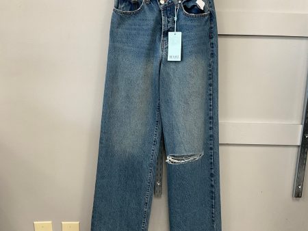 Jeans Flared By Revice LA In Blue Denim, Size: 6 Discount