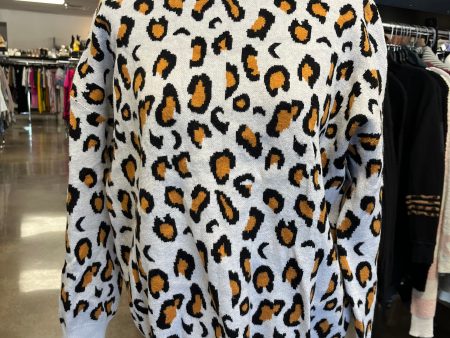 Sweater By Clothes Mentor In Animal Print, Size: M Supply