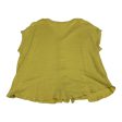 Top Short Sleeve Basic By J. Jill In Yellow, Size: L on Sale