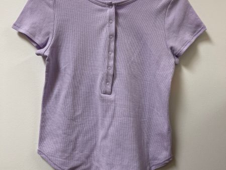 Top Short Sleeve By Old Navy In Purple, Size: S Online Hot Sale