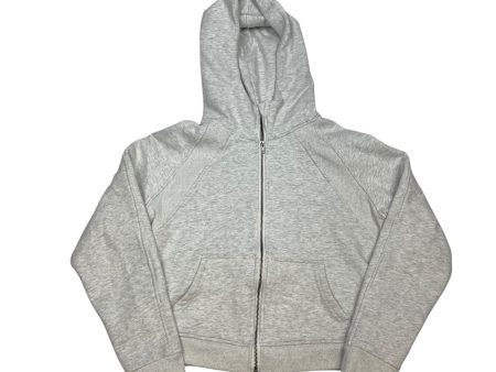 Athletic Sweatshirt Hoodie By Cme In Grey, Size: M Discount