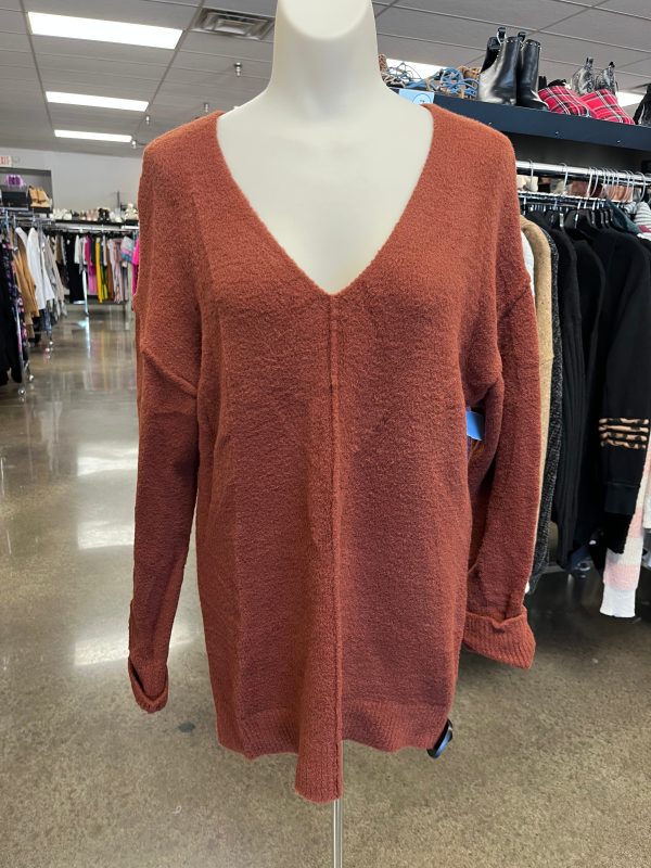 Sweater By Stylus In Brown, Size: S For Cheap