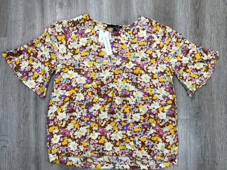 Blouse Short Sleeve By Sanctuary In Floral Print, Size: Xs For Discount