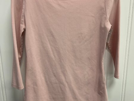 Top 3 4 Sleeve Basic By White House Black Market In Pink, Size: Xs For Cheap