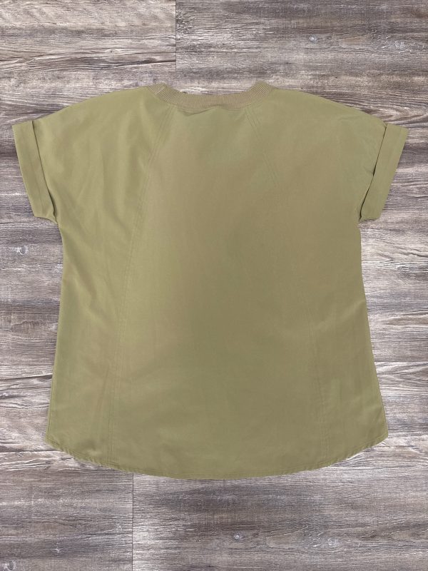 Athletic Top Short Sleeve By Athleta In Green, Size: S Supply