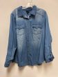 Blouse Long Sleeve By Torrid In Blue Denim, Size: 2x Online