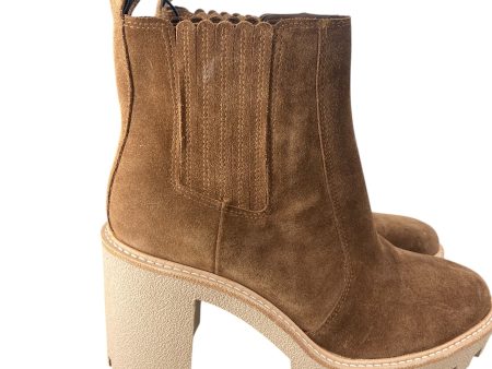 Boots Ankle Heels By Gianni Bini In Brown, Size: 10 Online Sale