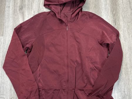 Athletic Jacket By Lululemon In Red, Size: M Online