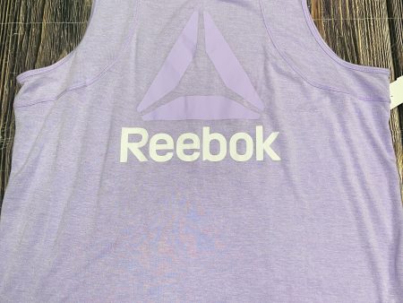 Athletic Tank Top By Reebok In Purple, Size: 1x Discount