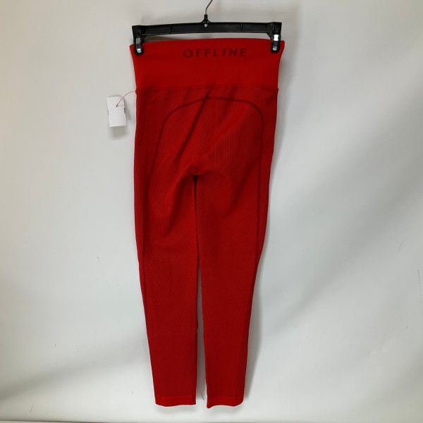 Athletic Leggings By Aerie In Red, Size: S Discount