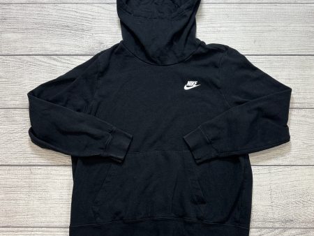 Athletic Sweatshirt Collar By Nike Apparel In Black, Size: L For Cheap