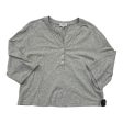 Top 3 4 Sleeve By Evereve In Grey, Size: S Fashion