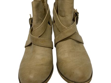 Boots Ankle Flats By Rocket Dogs In Brown, Size:8.5 Online Sale