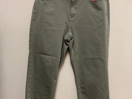 Jeans Cropped By J. Jill In Green Denim, Size: 12p For Discount